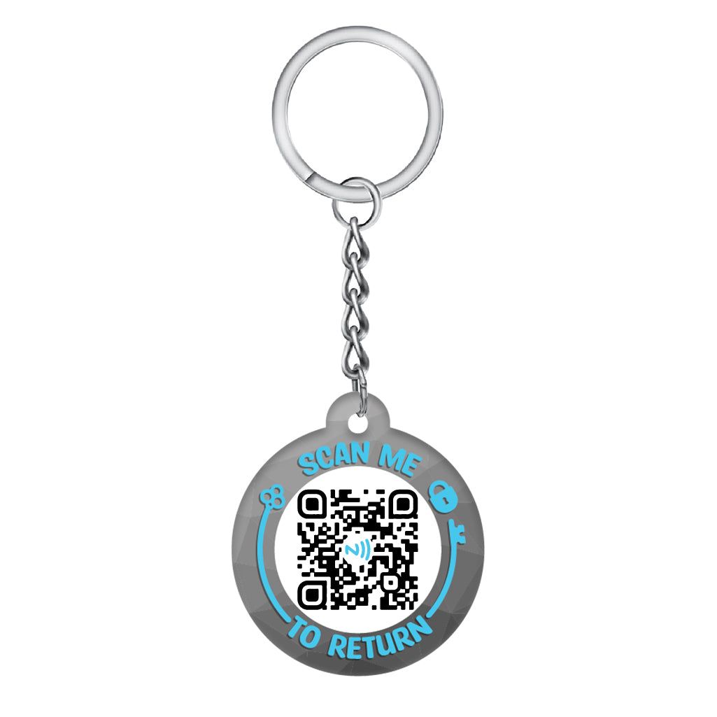 Smart Keychain QR NFC Tag - QRs Life