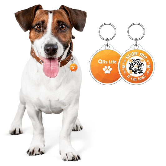 #1 QR code NFC Smart Pet Tag - QRs Life